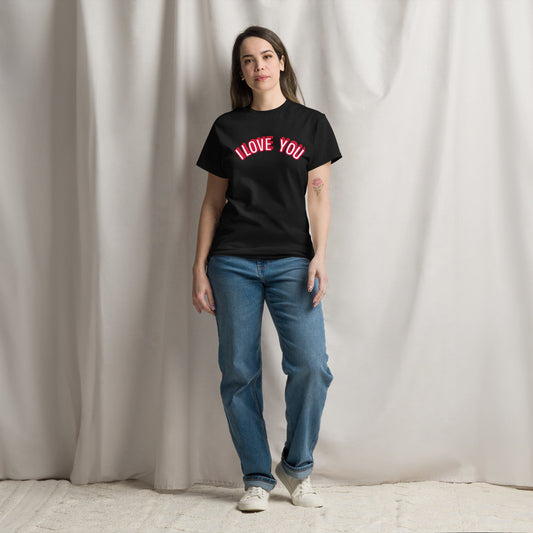 T-shirt I love you