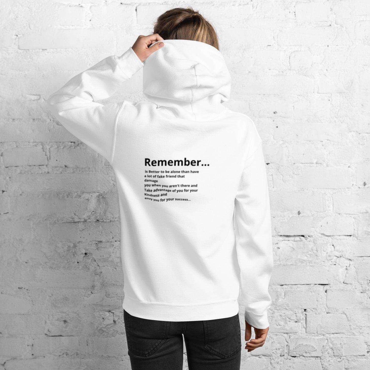 I hate false affection hoodie
