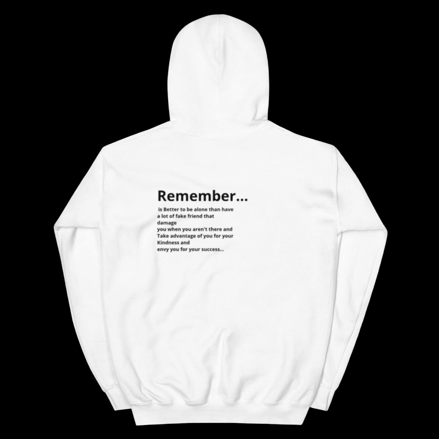 I hate false affection hoodie